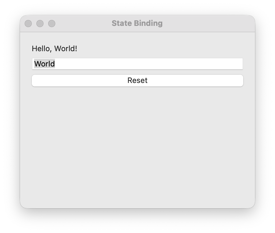 State binding demo