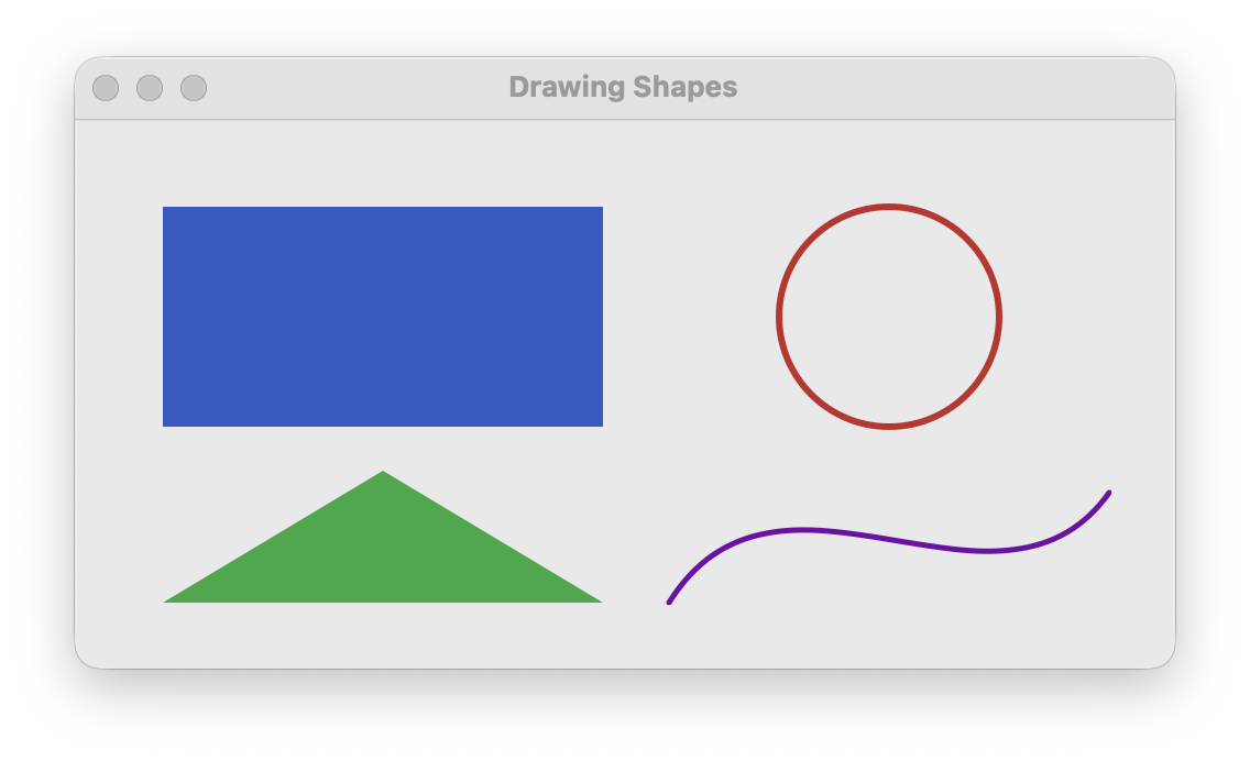 Drawing shapes